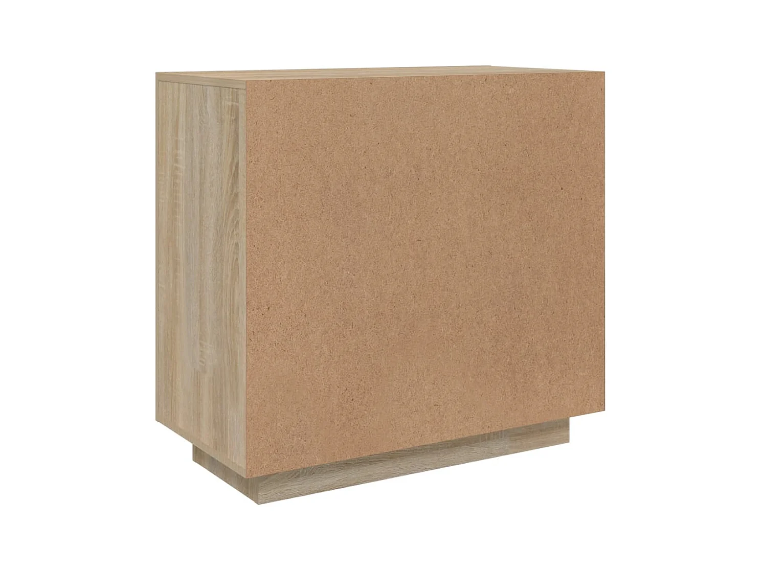 Dressoir 80x40x75 cm bewerkt hout sonoma eikenkleurig