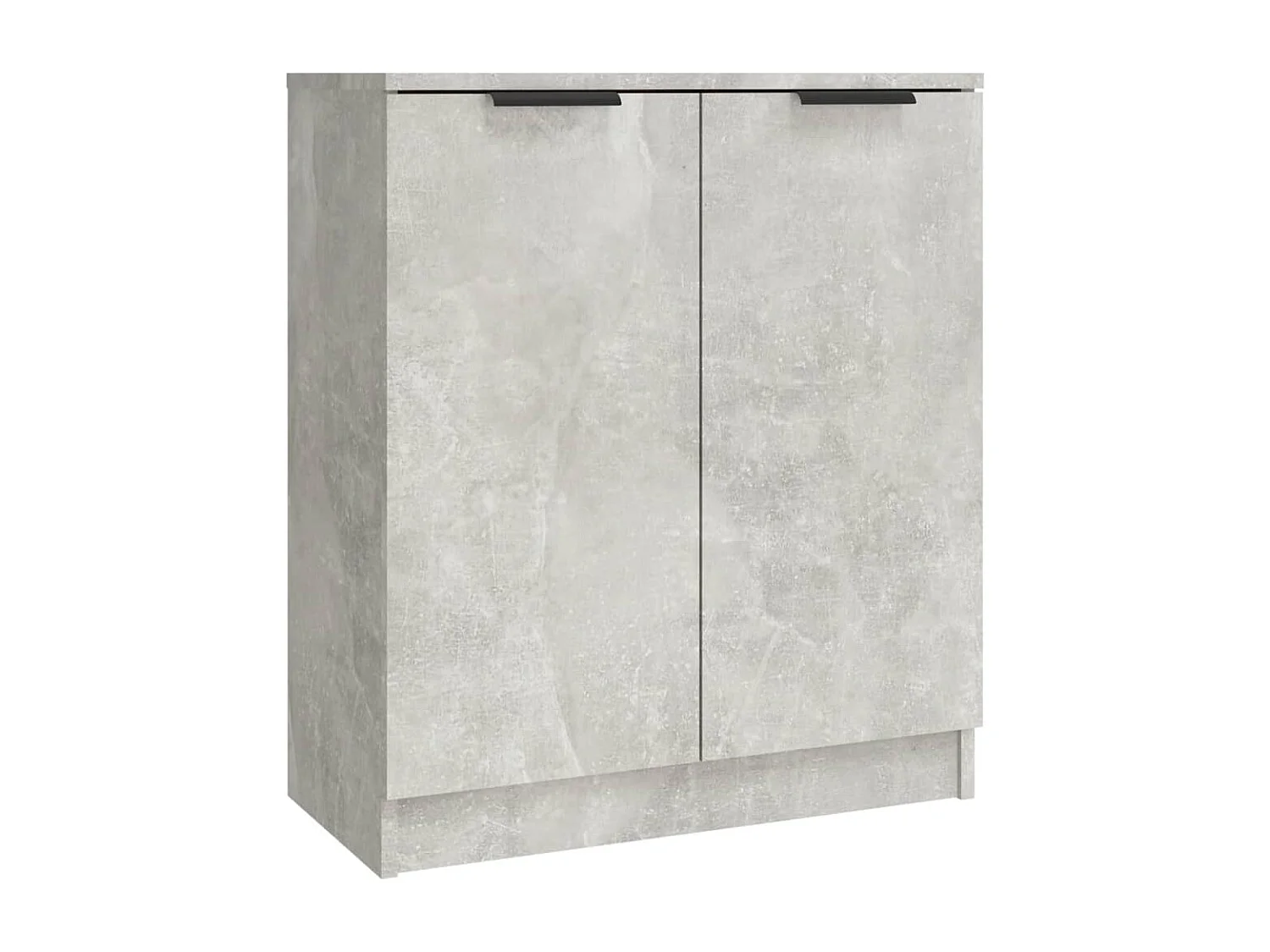 Buffets 3 pcs gris béton bois d'ingénierie