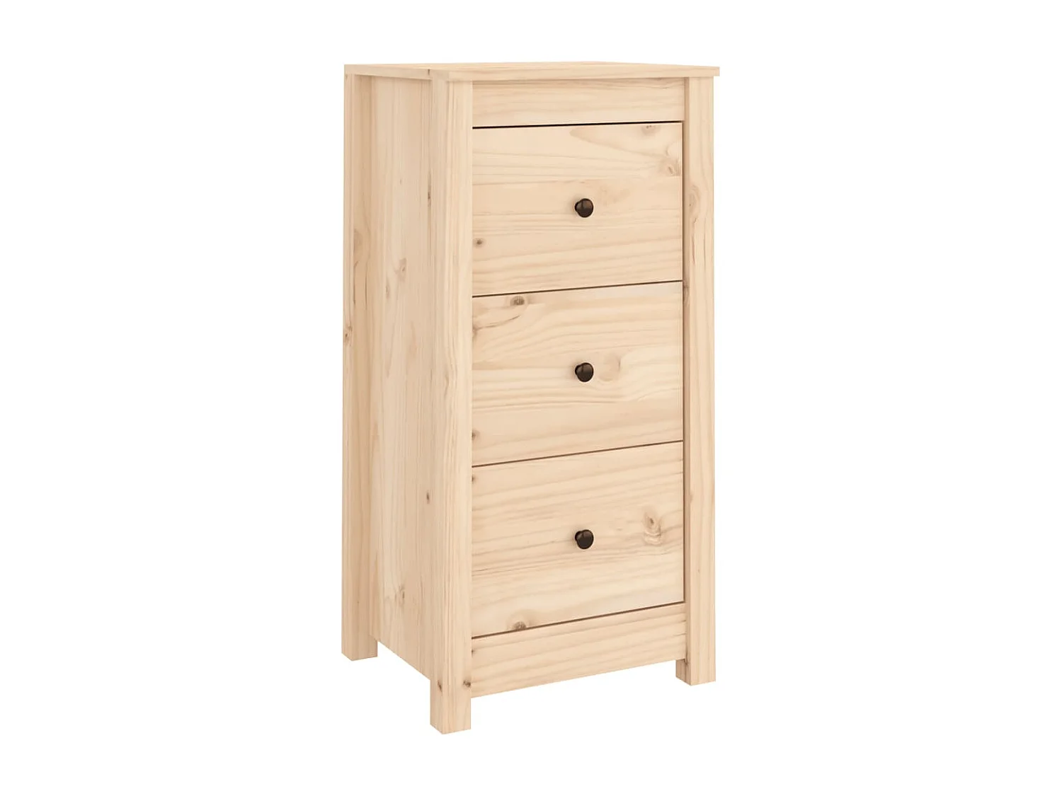 Sideboards 2 Stk. 40x35x80 cm Massivholz Kiefer