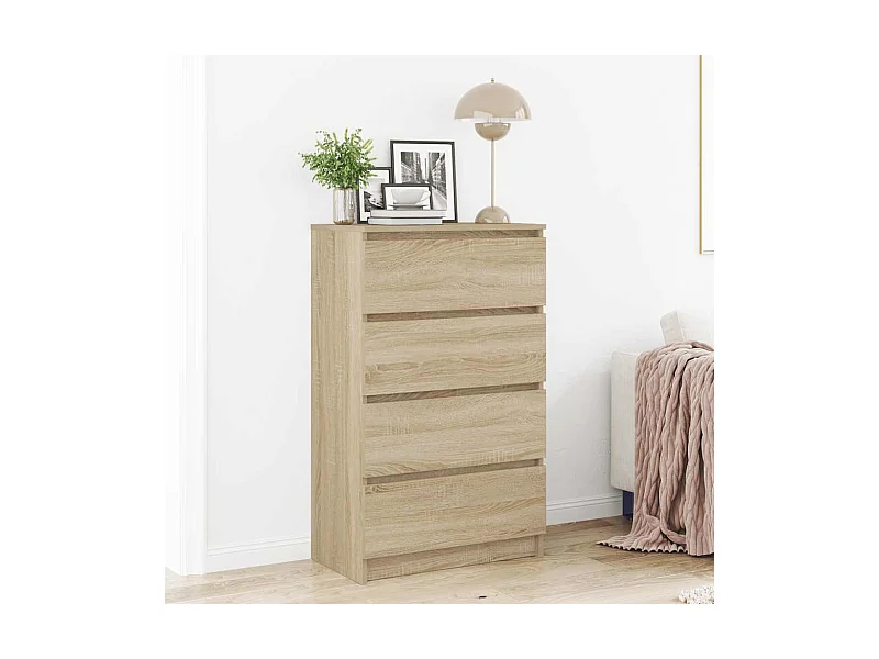 Buffet Chêne sonoma 60x35x98,5 cm Bois d'ingénierie