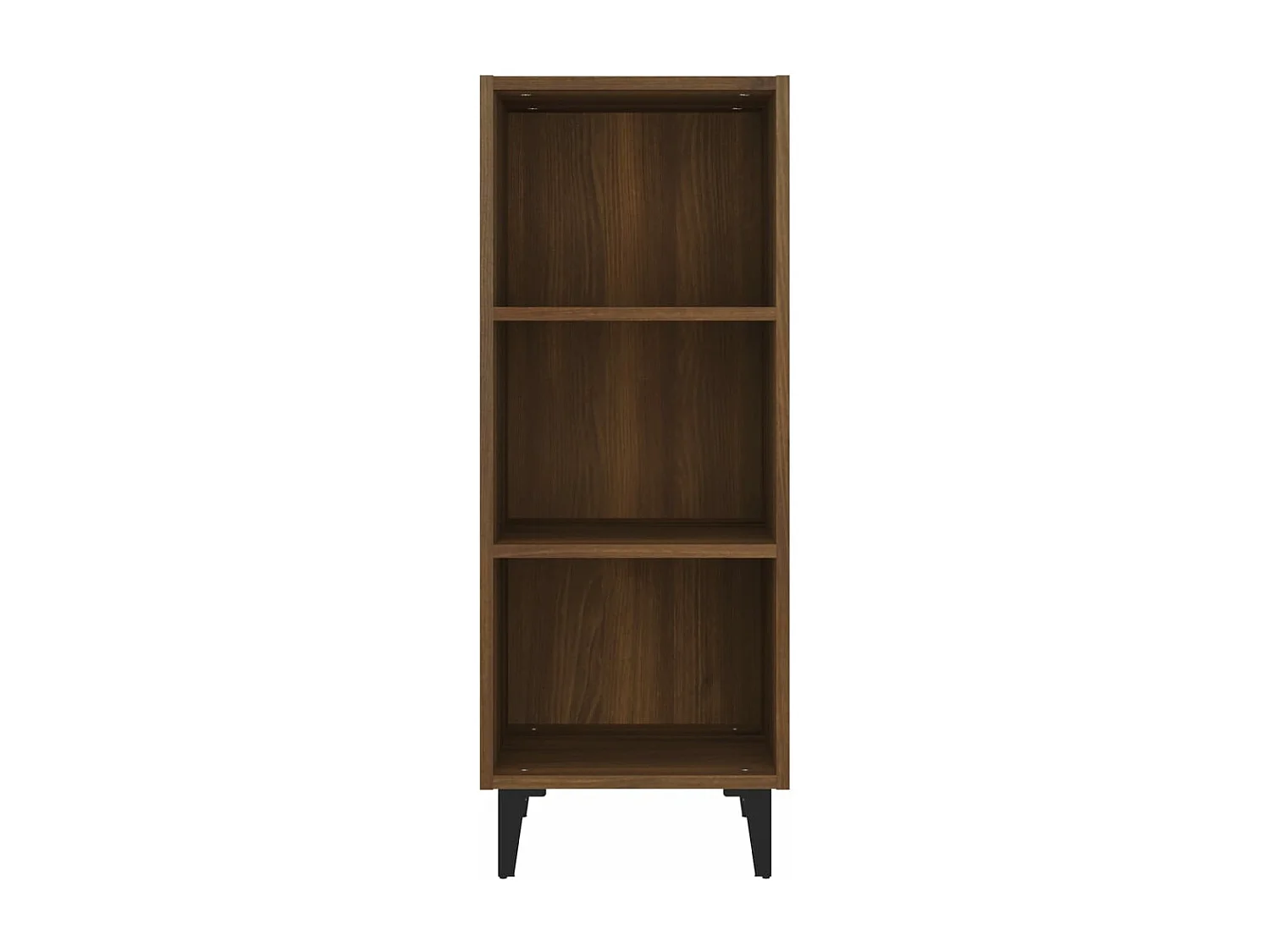 Buffet chêne marron 34,5x32,5x90 cm bois d'ingénierie