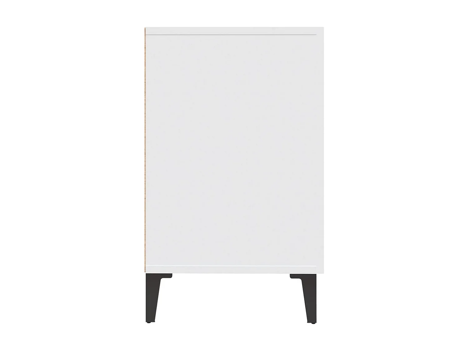 Buffet blanc 100x36x60 cm bois d'ingénierie