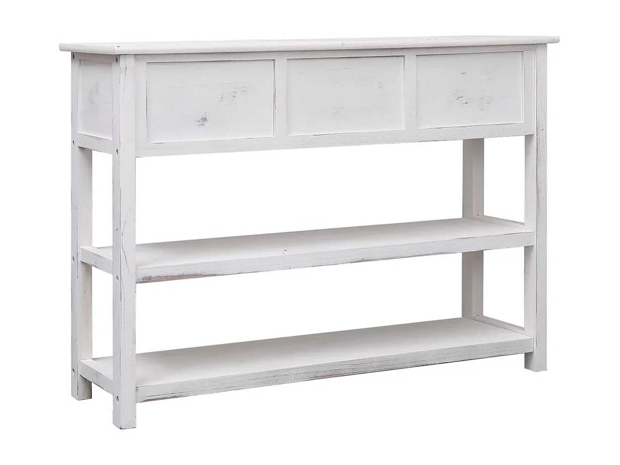 Buffet Antique Blanc 115x30x76 cm Bois
