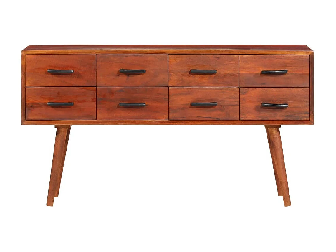 Credenza 110x30x59 cm in Legno Massello di Mango