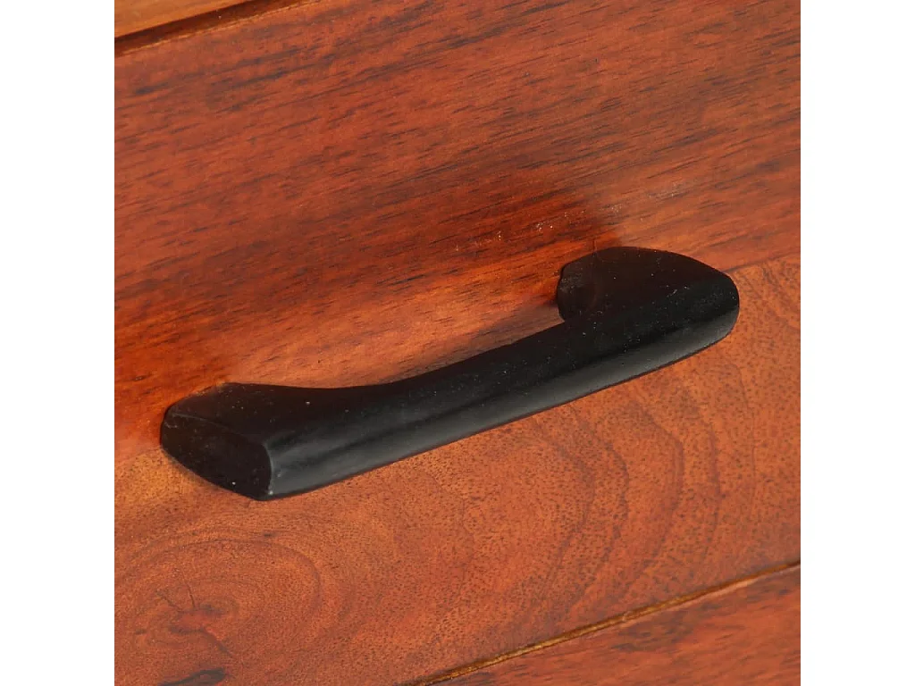 Credenza 110x30x59 cm in Legno Massello di Mango