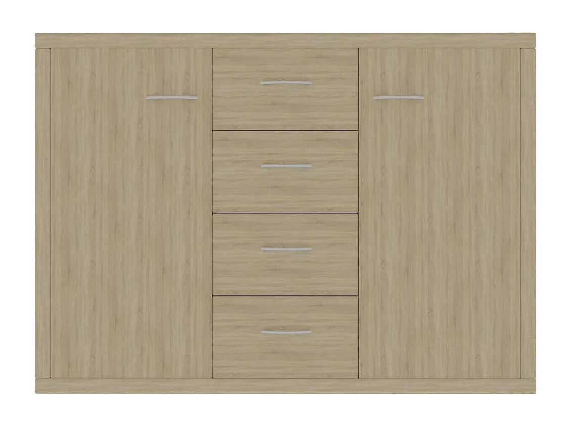 Sideboard Sonoma-Eiche 88x30x65 cm Holzwerkstoff