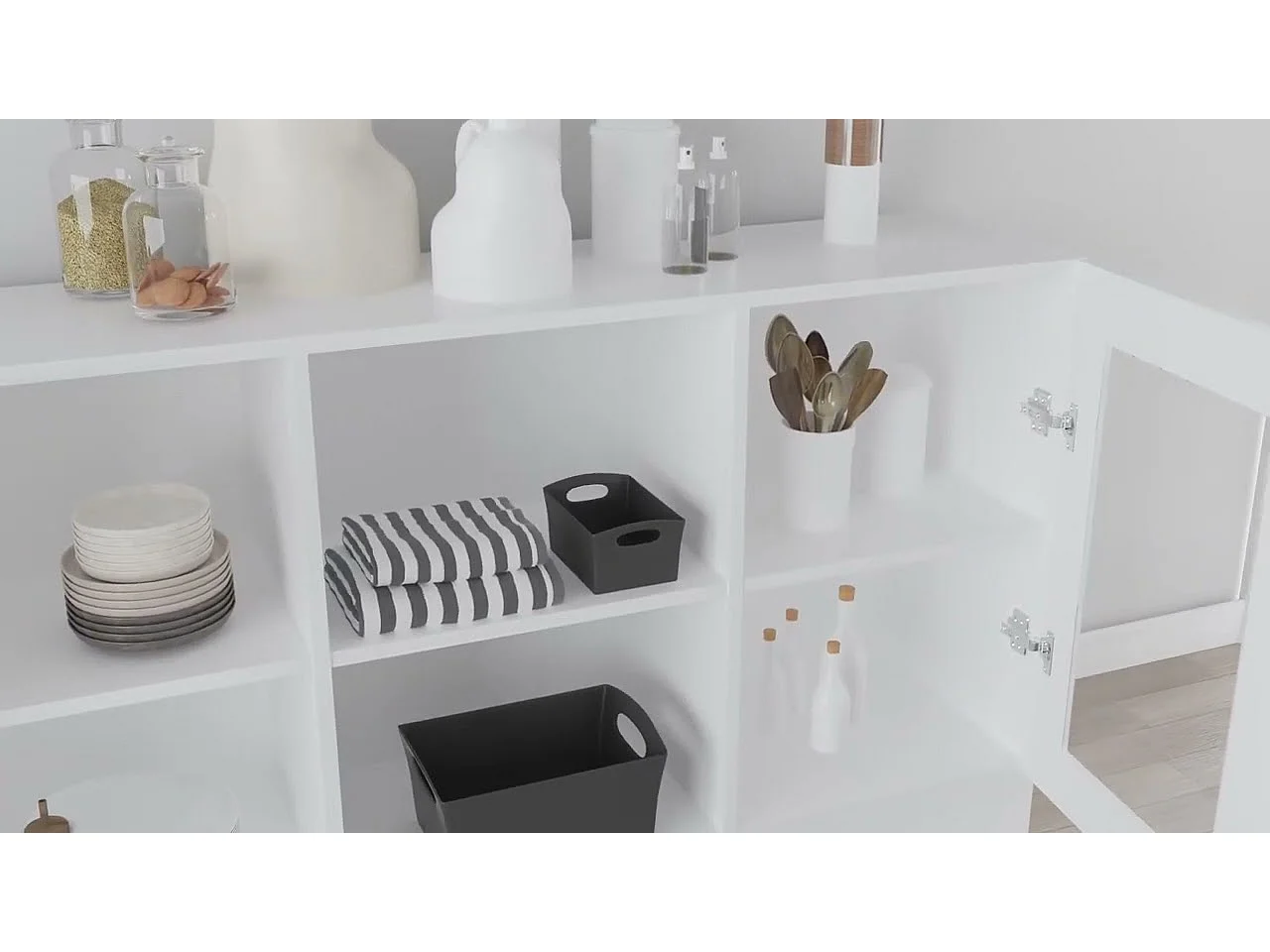 Armoire à vitrine Blanc 120x30,5x70 cm Bois d'ingénierie