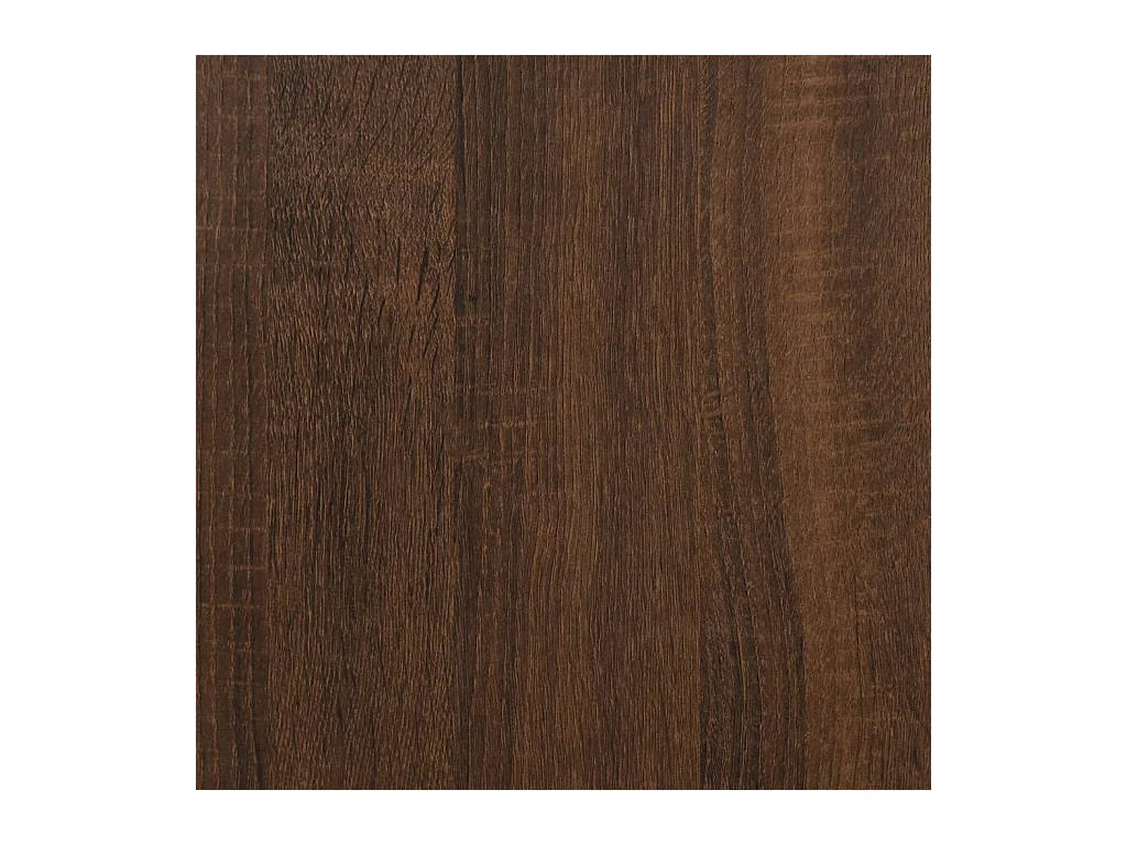 Bijzetkast 35x35x55 cm bewerkt hout bruin eikenkleur