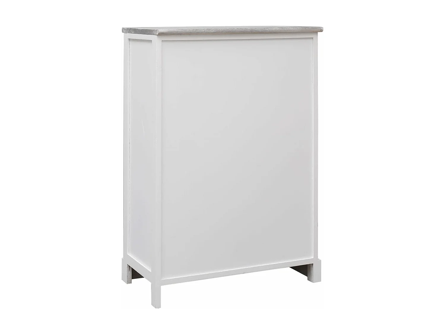 Buffet avec 10 tiroirs Gris 113x30x79 cm Bois