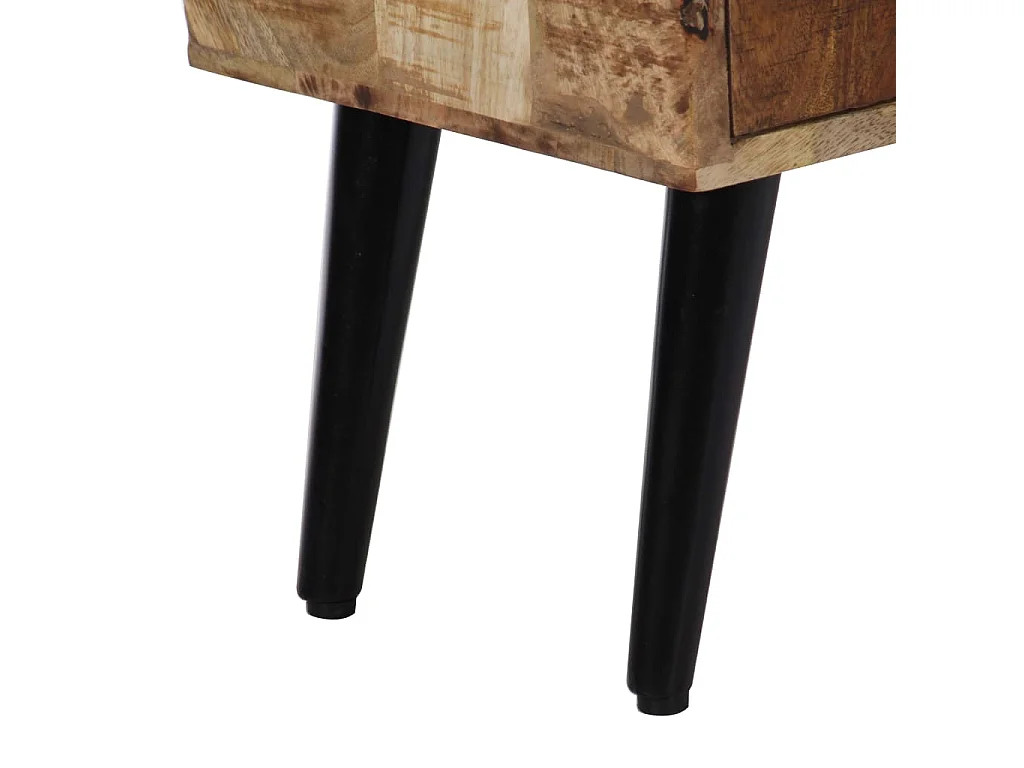 Aparador 88x30x73 cm madeira de mangueira maciça