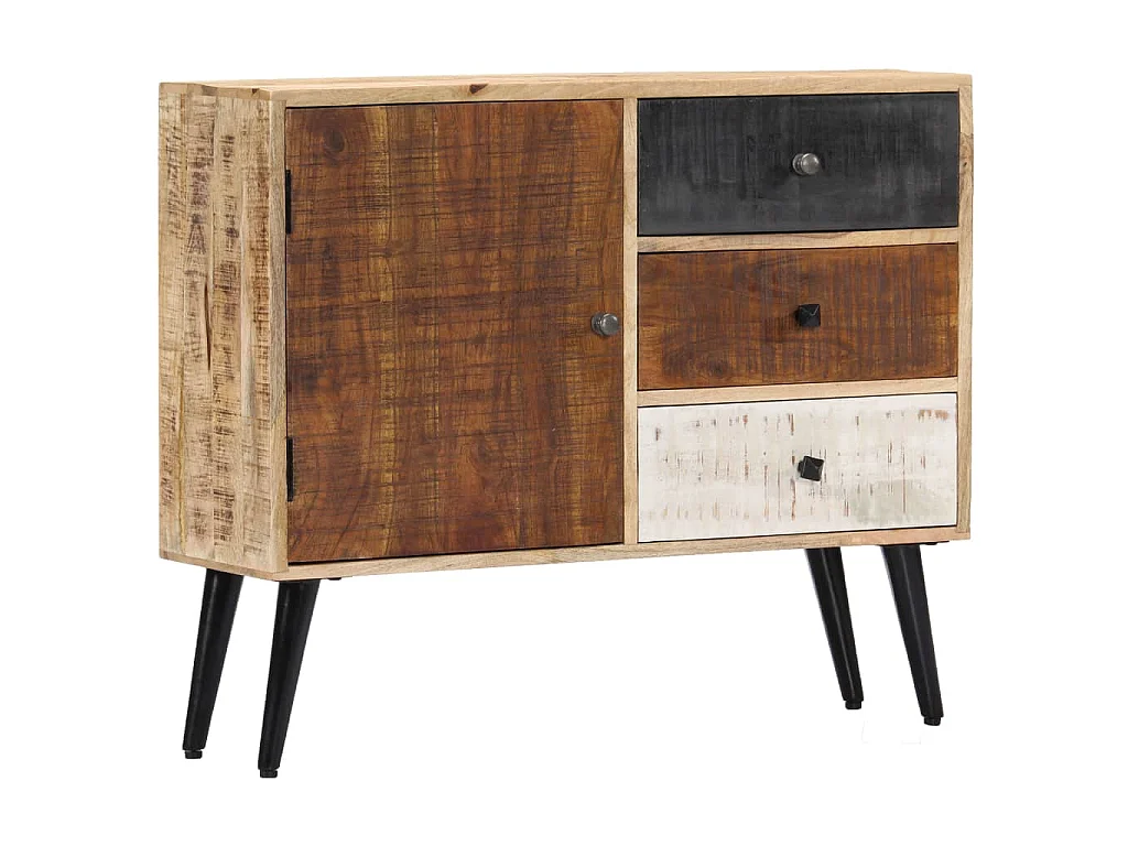 Buffet 88x30x73 cm Bois de manguier massif