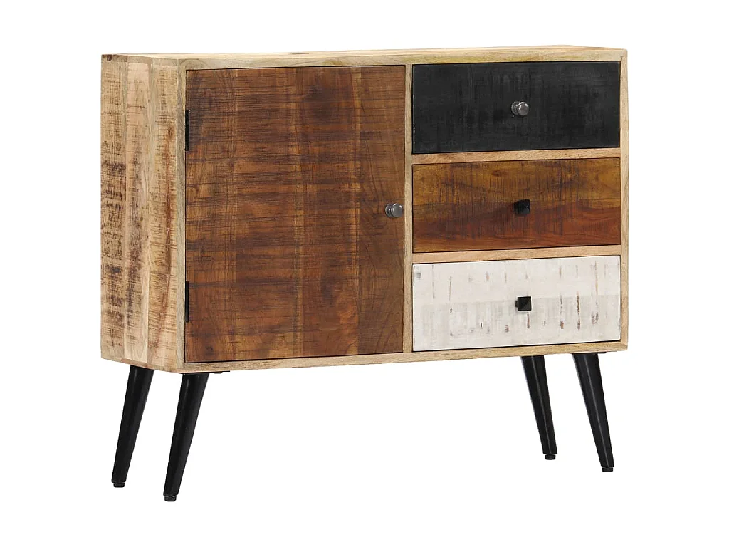 Buffet 88x30x73 cm Bois de manguier massif