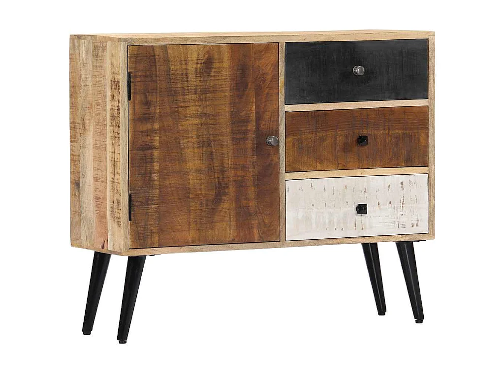Buffet 88x30x73 cm Bois de manguier massif