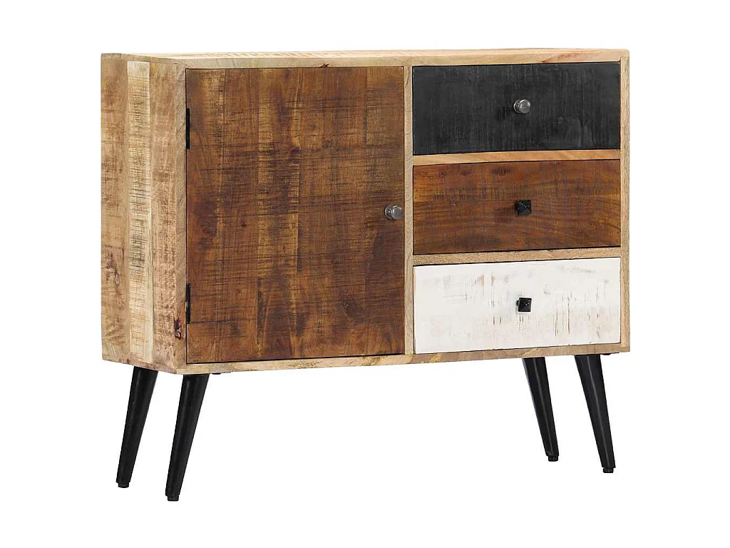 Buffet 88x30x73 cm Bois de manguier massif