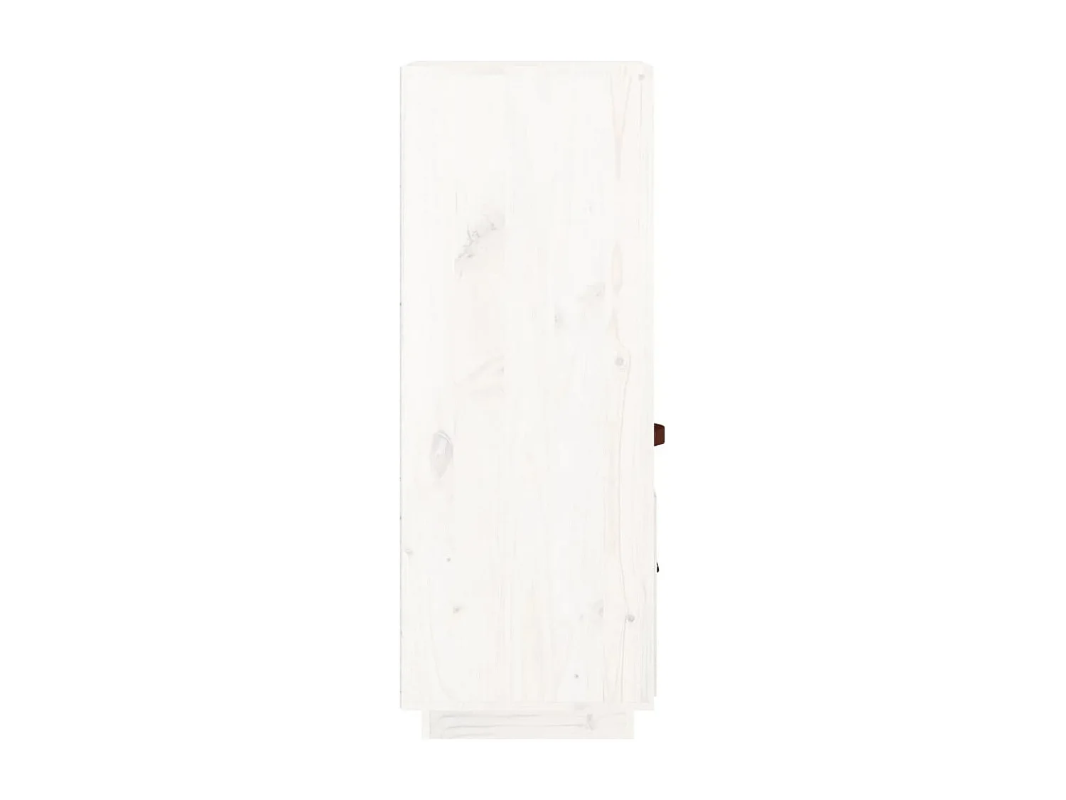Buffet haut Blanc 34x40x108,5 cm Bois massif de pin