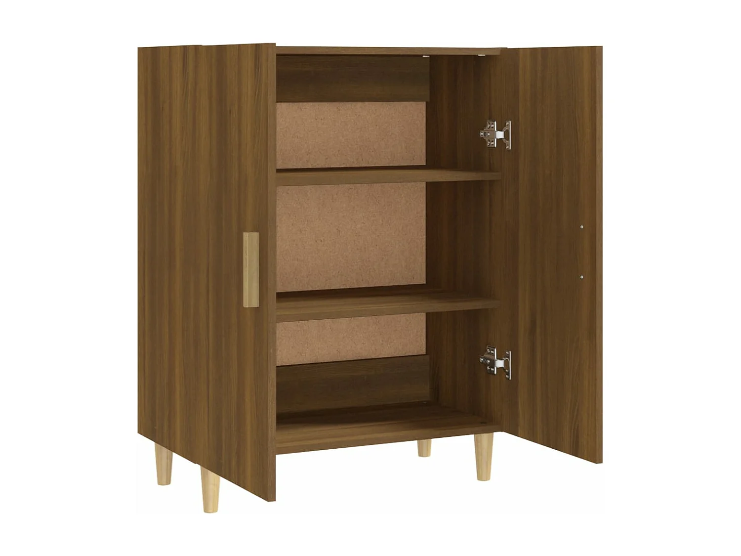 Buffet Chêne marron 70x34x90 cm Bois d'ingénierie