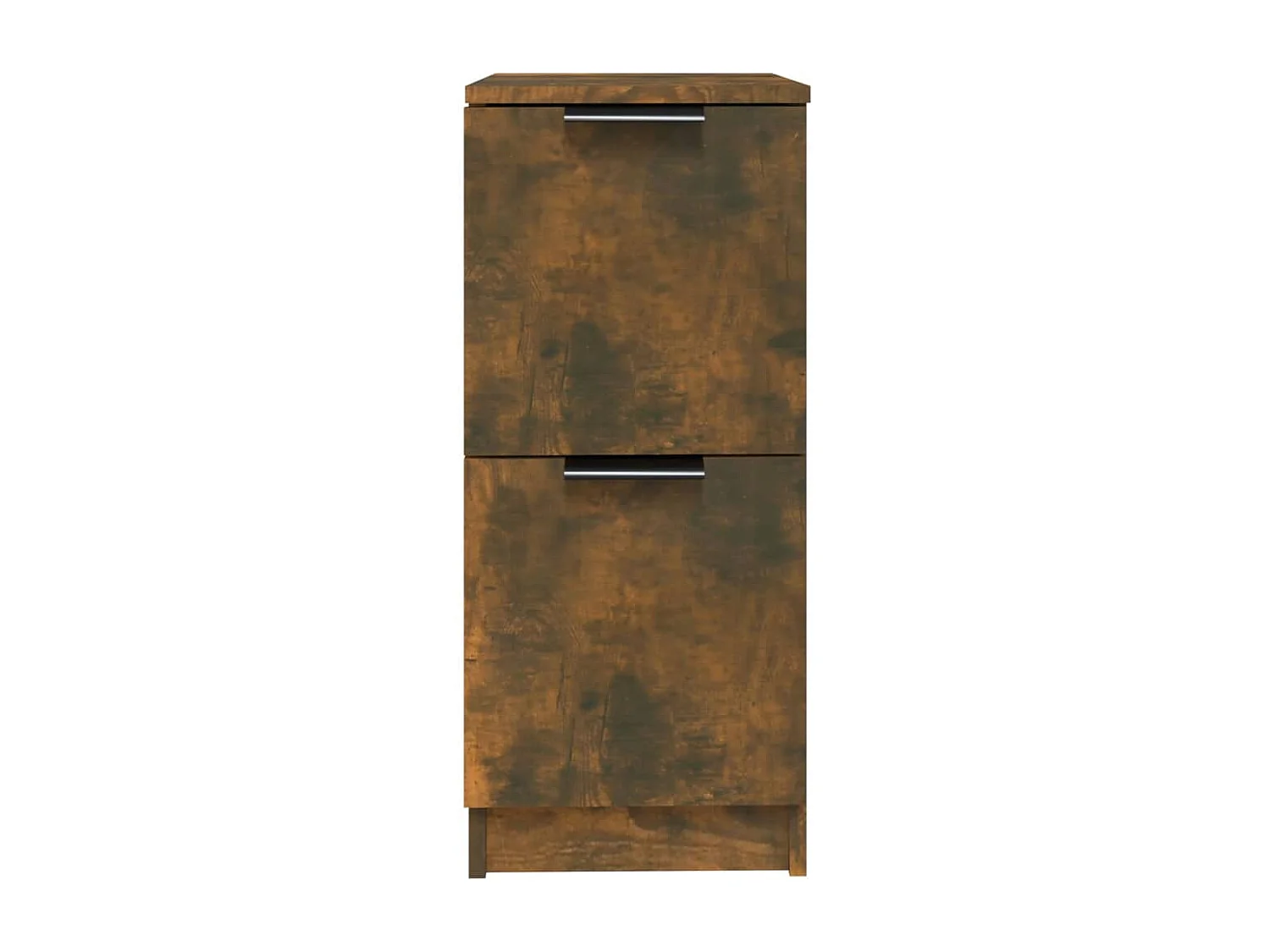 Aparador madera contrachapada color roble ahumado 30x30x70 cm
