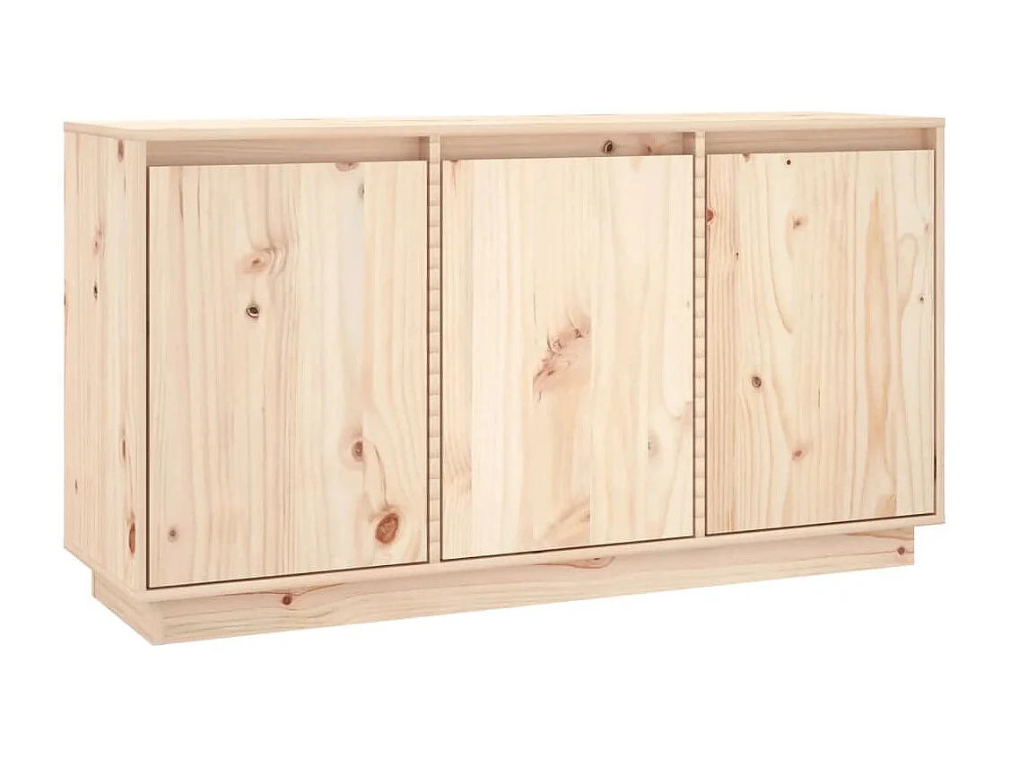Aparador de madera maciza de pino 111x34x60 cm