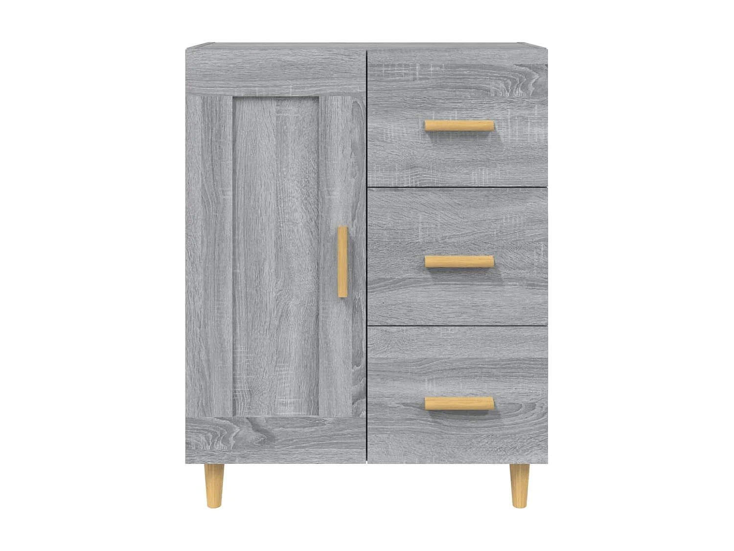 Buffet Sonoma gris 69,5x34x90 cm Bois d'ingénierie