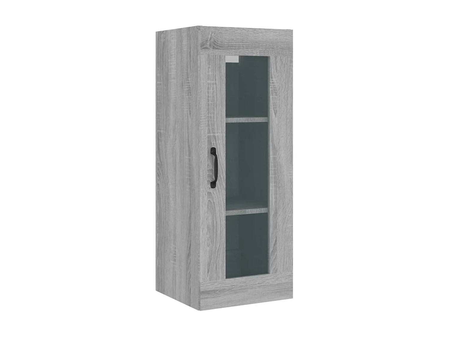 Armoire murale suspendue Sonoma gris 34,5x34x90 cm