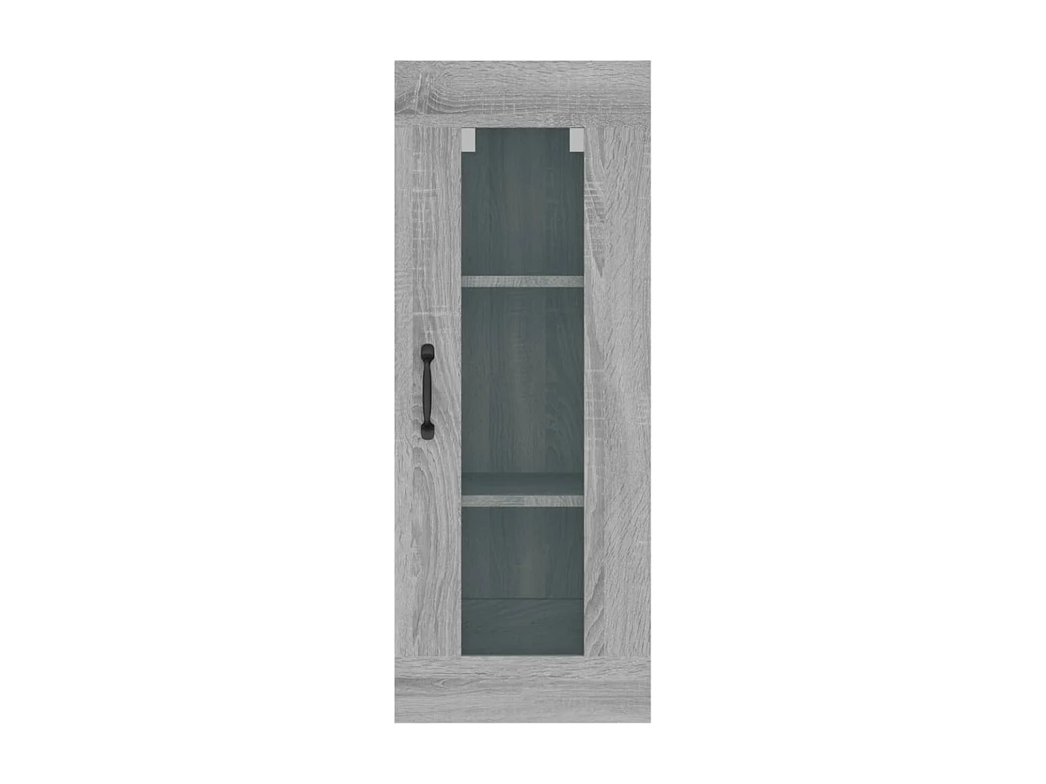 Armoire murale suspendue Sonoma gris 34,5x34x90 cm
