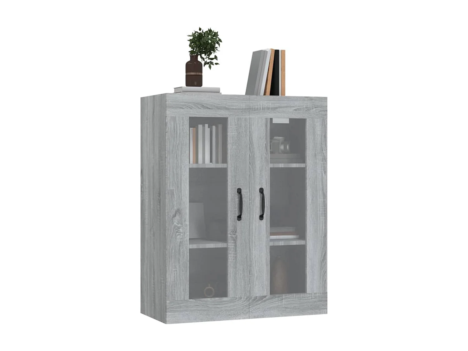 Armoire murale suspendue Sonoma gris 69,5x34x90 cm