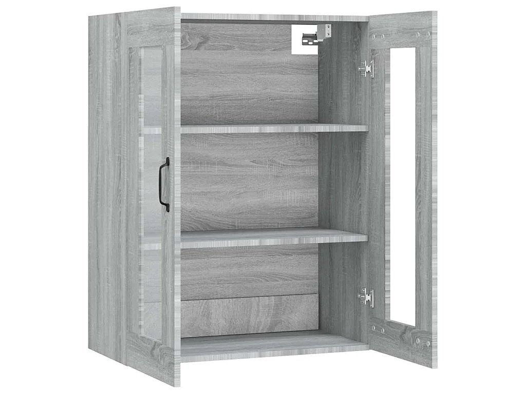 Bovenkast 69,5x34x90 cm grijs sonoma eikenkleurig