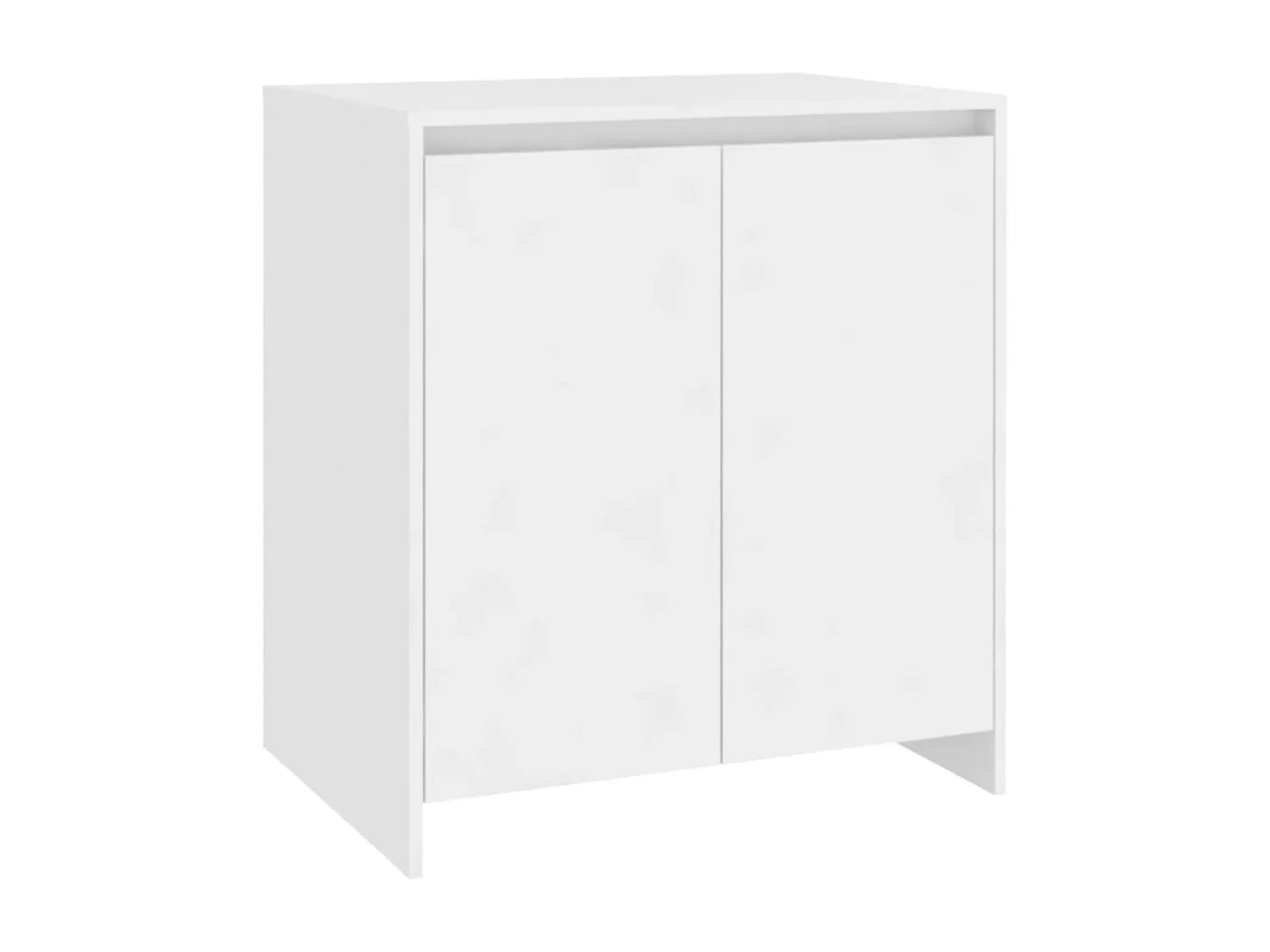 Buffets 3 pcs Blanc Bois d'ingénierie