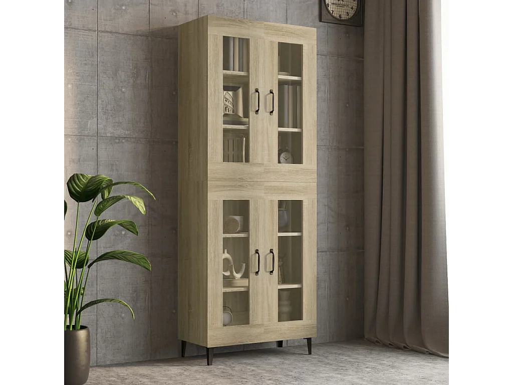 Armoire murale suspendue Chêne sonoma 69,5x34x90 cm