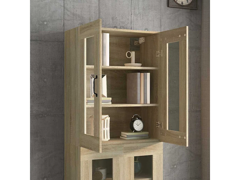 Armario colgante de pared roble Sonoma 69,5x34x90 cm