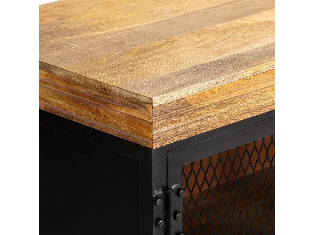 Dressoir 150x40x75 cm massief mangohout