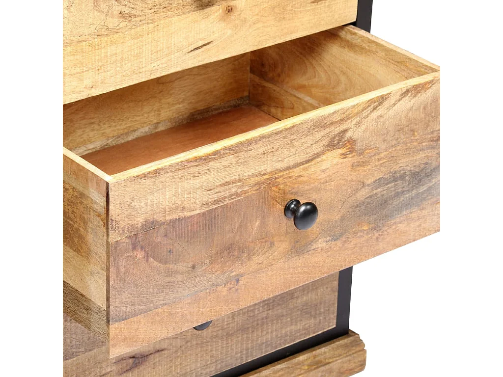 Dressoir 150x40x75 cm massief mangohout