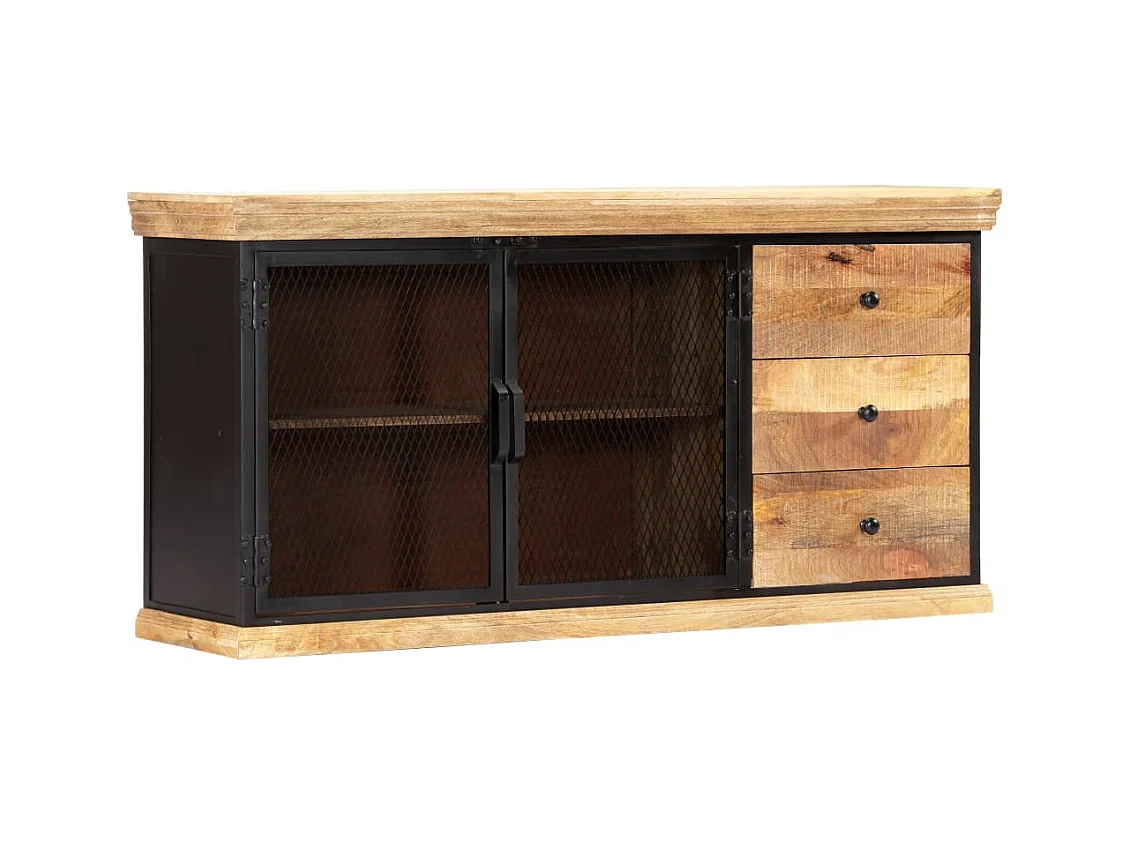 Dressoir 150x40x75 cm massief mangohout