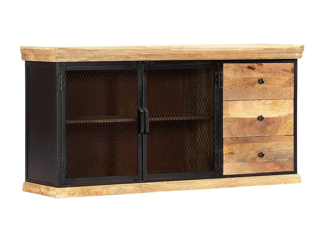Dressoir 150x40x75 cm massief mangohout