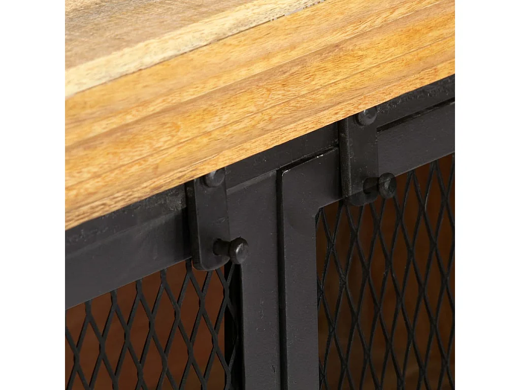 Dressoir 150x40x75 cm massief mangohout