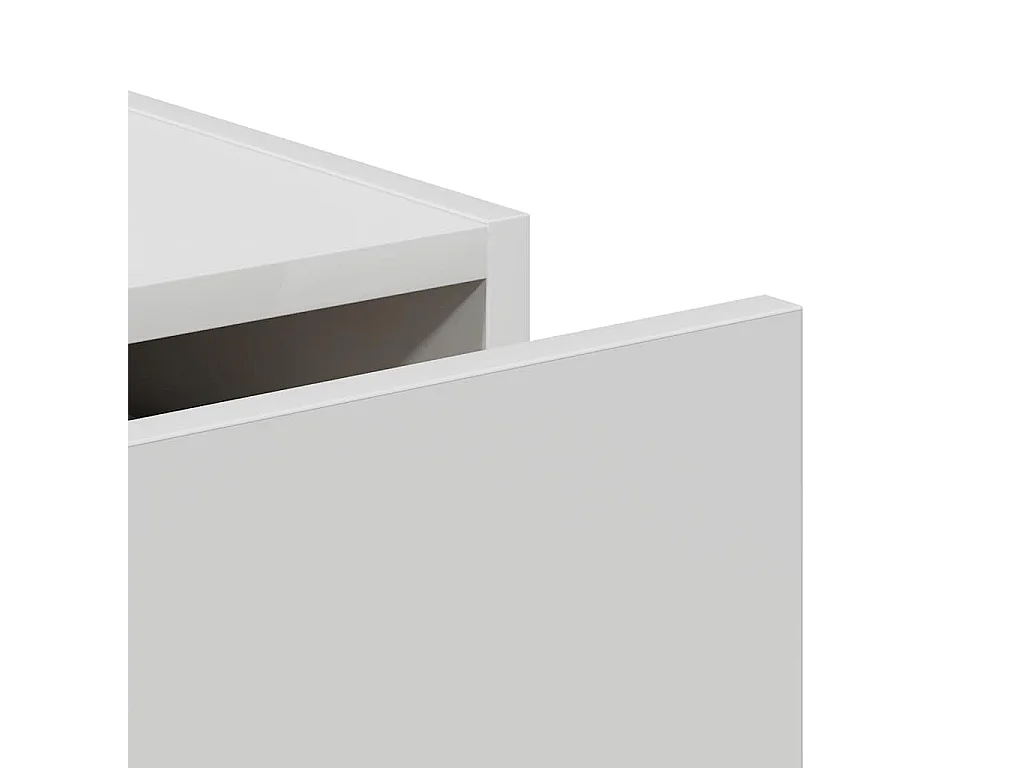 Dressoir 69,5x34x90 cm bewerkt hout wit