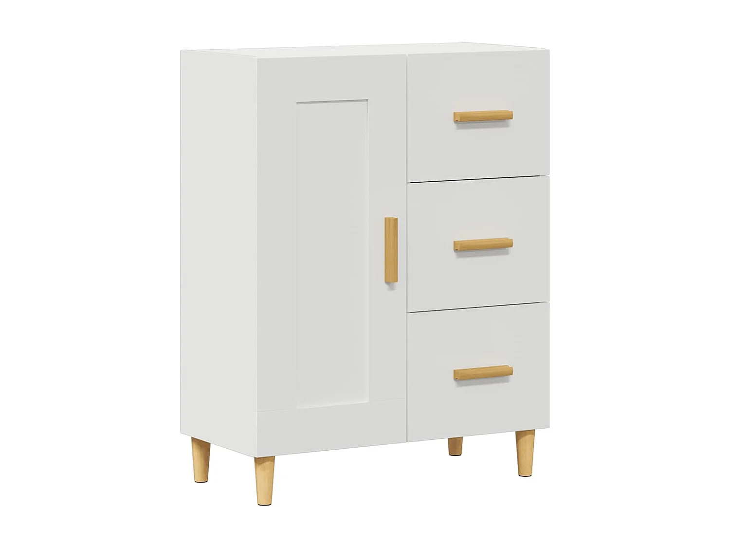 Sideboard Weiß 69,5x34x90 cm Holzwerkstoff