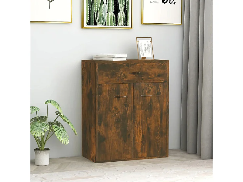 Sideboard Räuchereiche 60x30x75 cm Holzwerkstoff