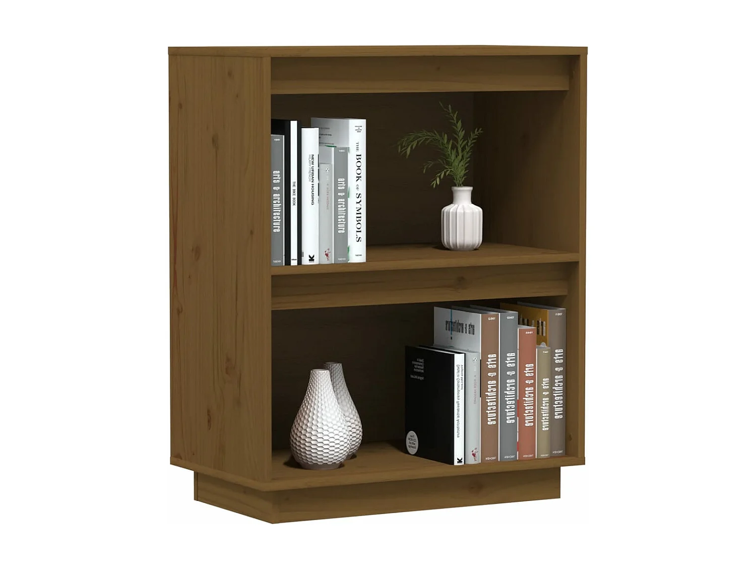 Armoire console Marron miel 60x34x75 cm Bois de pin solide