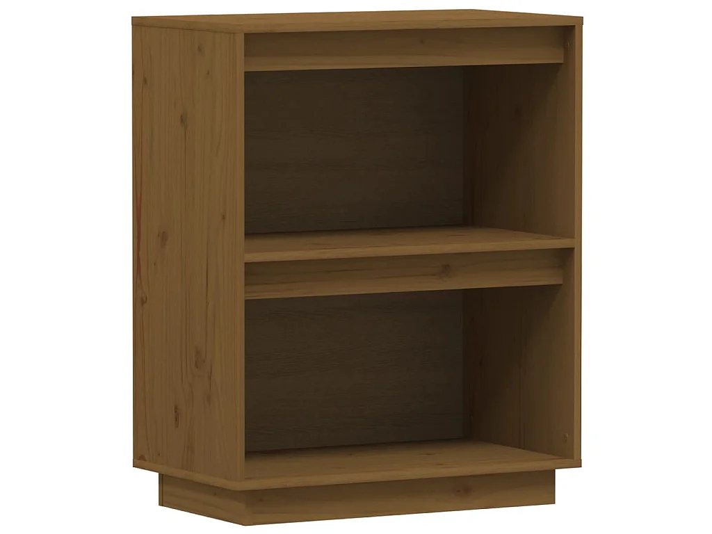 Armoire console Marron miel 60x34x75 cm Bois de pin solide