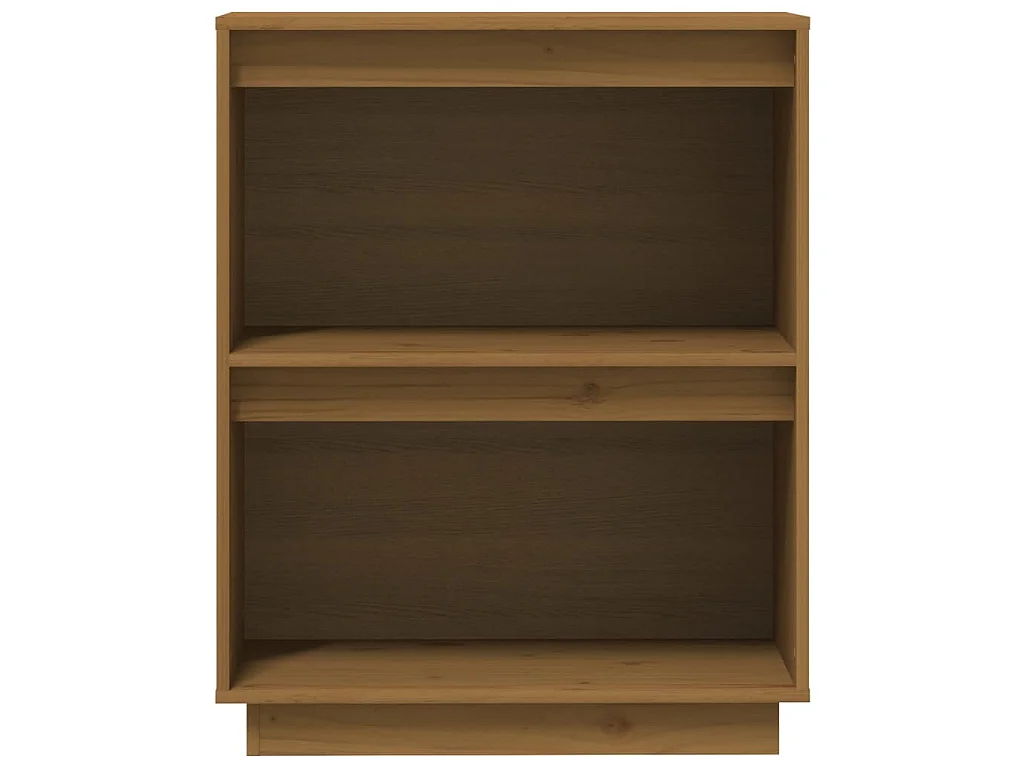 Armoire console Marron miel 60x34x75 cm Bois de pin solide