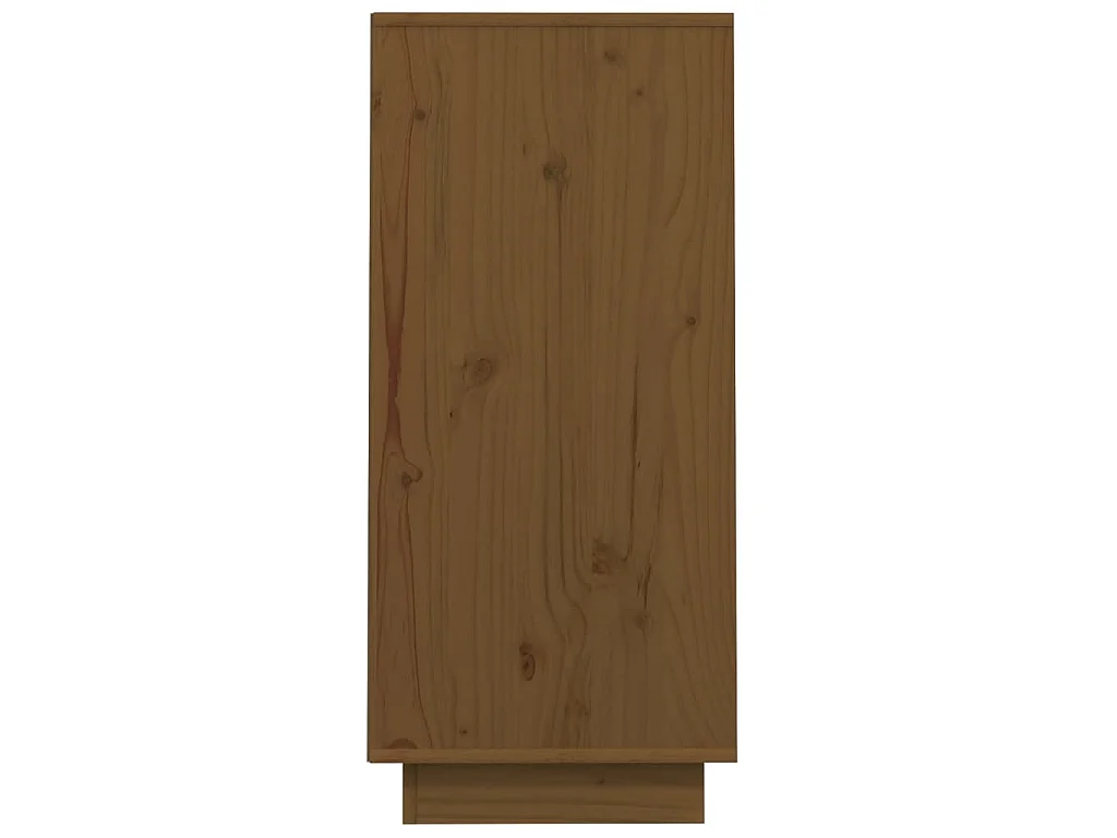 Armoire console Marron miel 60x34x75 cm Bois de pin solide