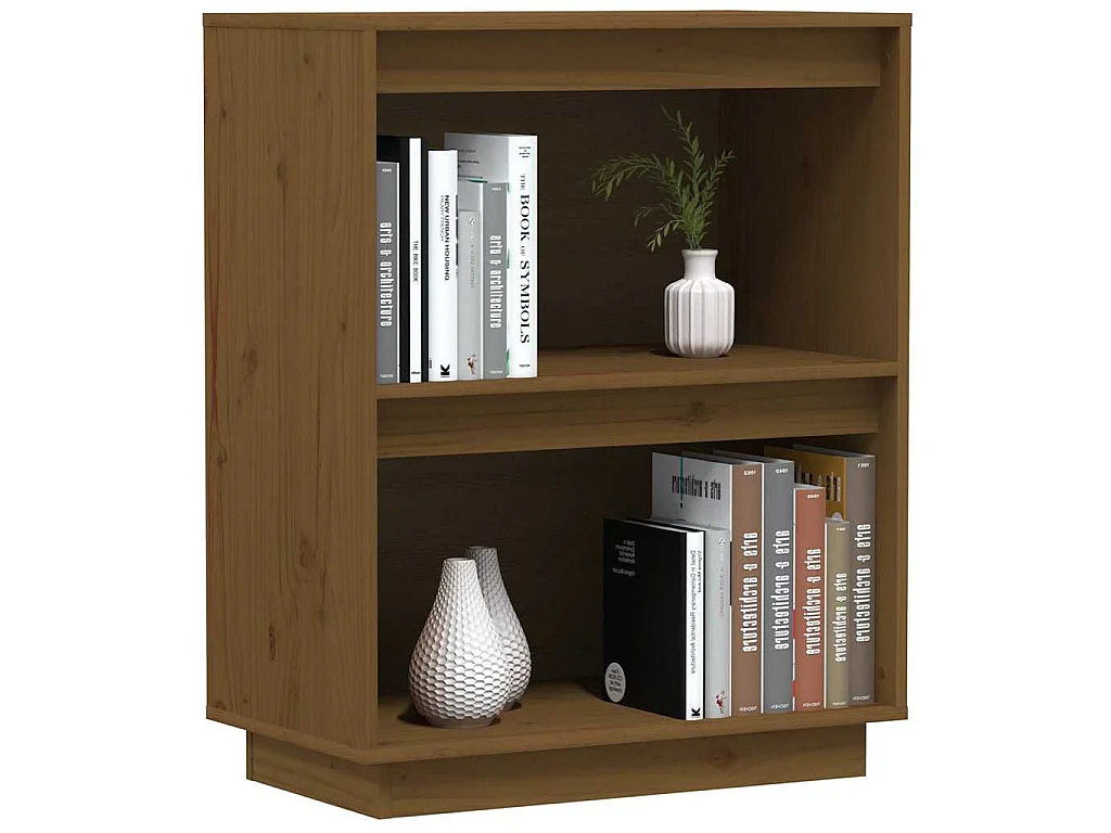 Armoire console Marron miel 60x34x75 cm Bois de pin solide