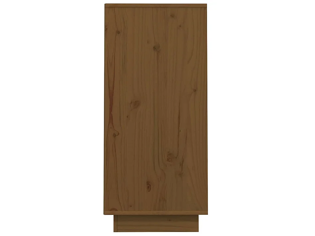 Armoire console Marron miel 60x34x75 cm Bois de pin solide