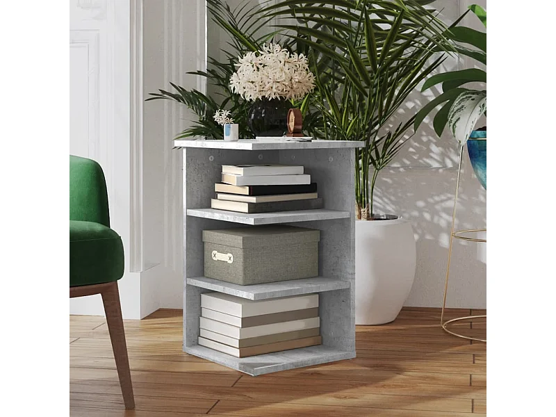 Armoire latérale Gris béton 35x35x55 cm Aggloméré