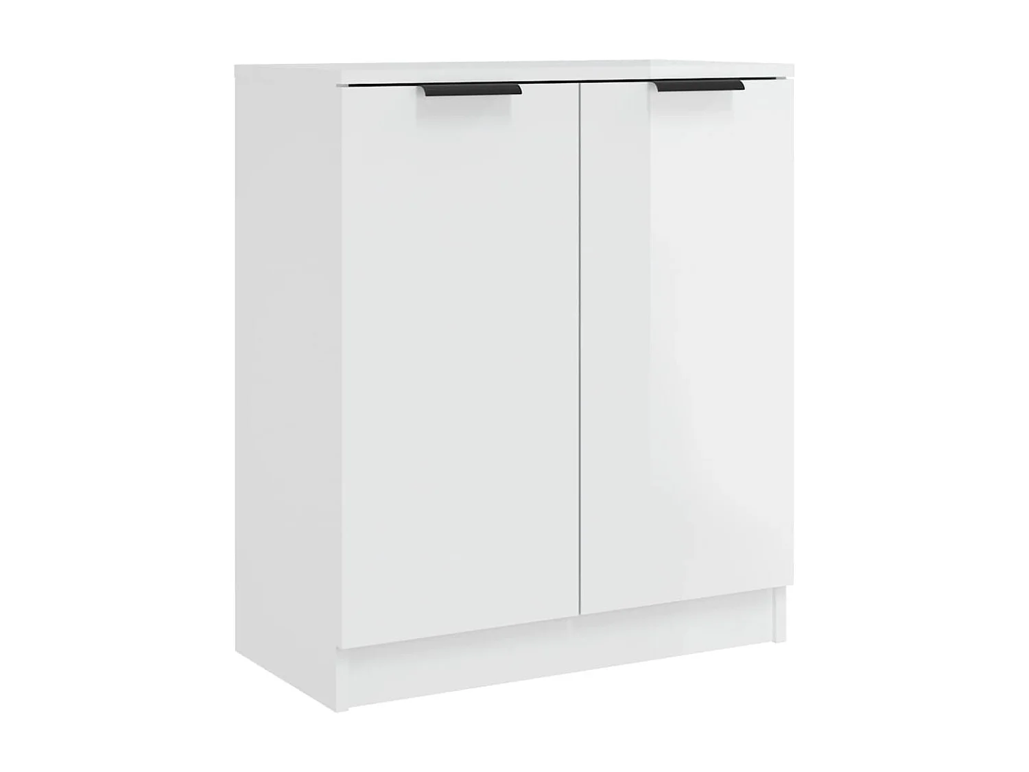 Aparador 60x30x70 cm madeira processada branco brilhante