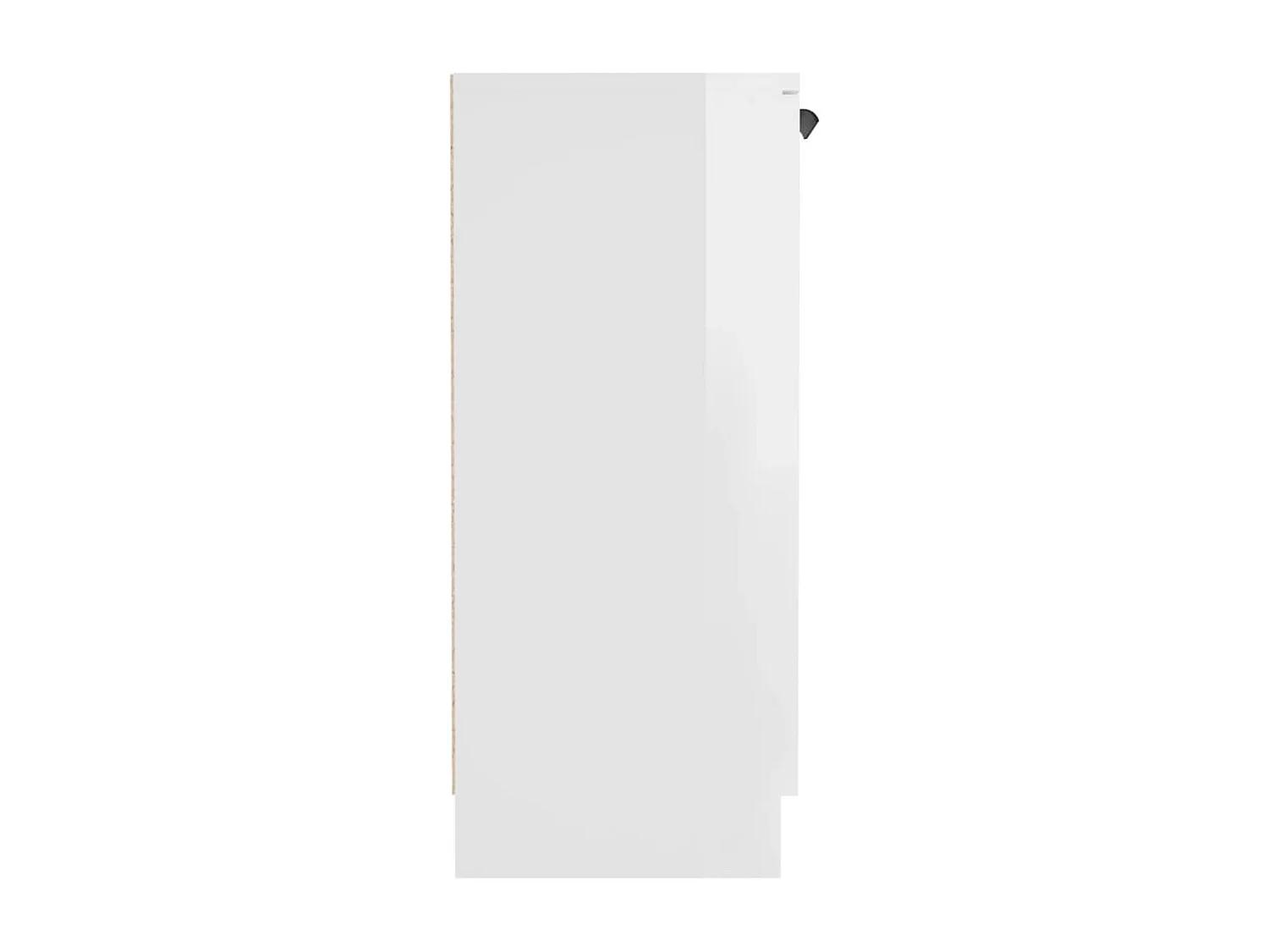 Aparador 60x30x70 cm madeira processada branco brilhante