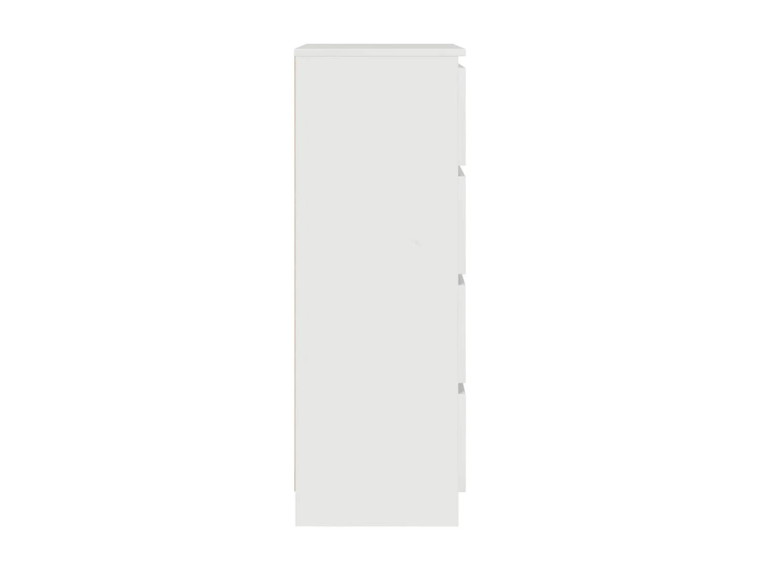 Buffet Blanc brillant 60x35x98,5 cm Bois d'ingénierie