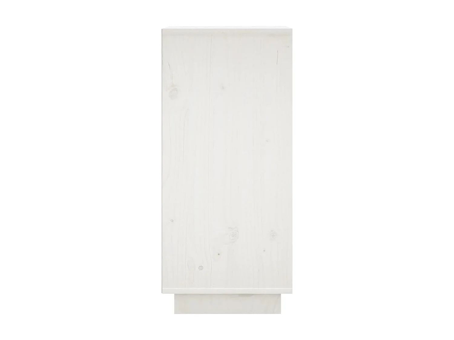 Sideboards 2 Stk. Weiß 31,5x34x75 cm Massivholz Kiefer