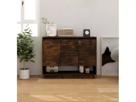 Kauf Unique Sideboard Räuchereiche 97x31x75 cm Holzwerkstoff